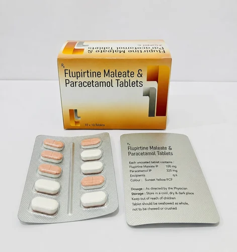 Flupirtine + Paracetamol Tablets